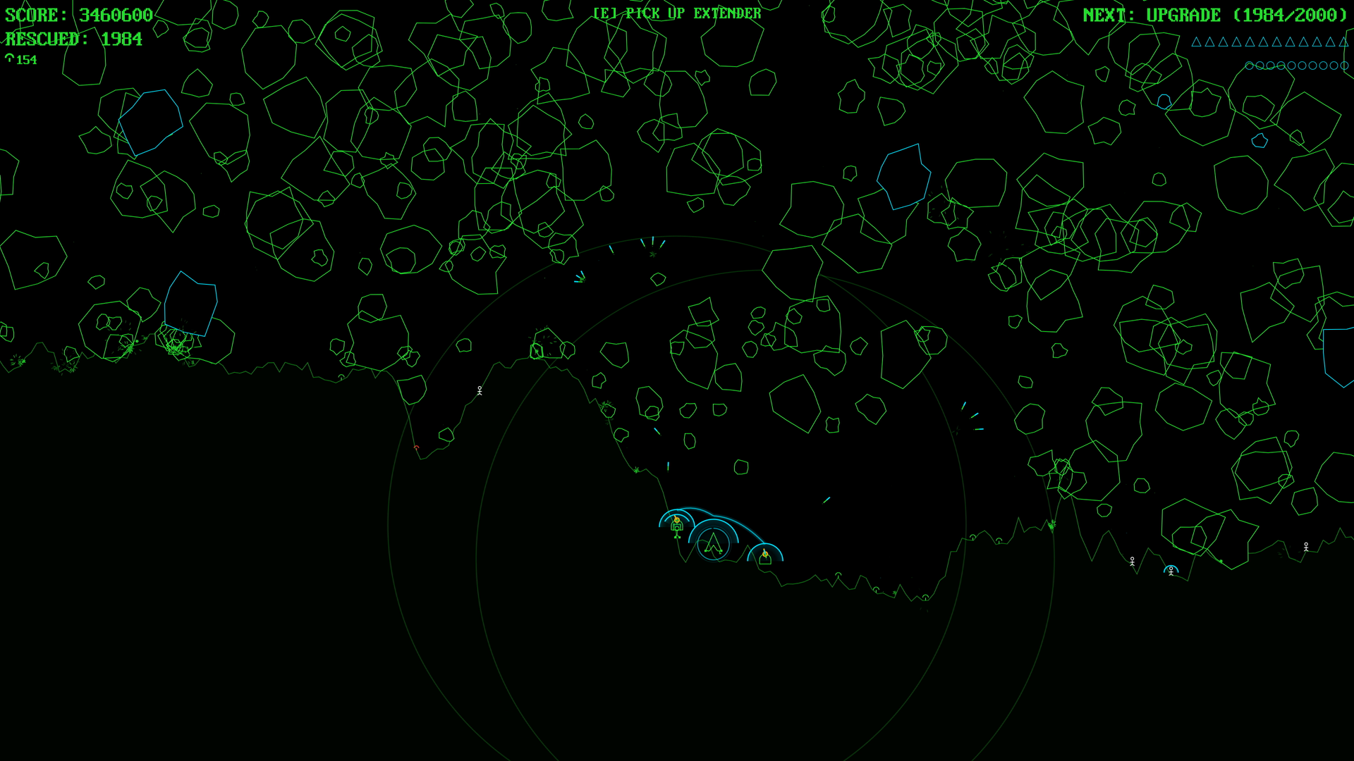 Mooncall gameplay: late-run firefight at peak intensity